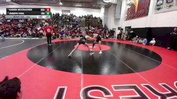 120 lbs 3rd Place Match - Joseph Vigil, Prairie View vs Kaden McCracken, Holy Family