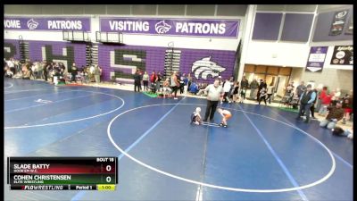 44 lbs Cons. Semi - Cohen Christensen, Elite Wrestling vs Slade Batty, Hook`em W.C.