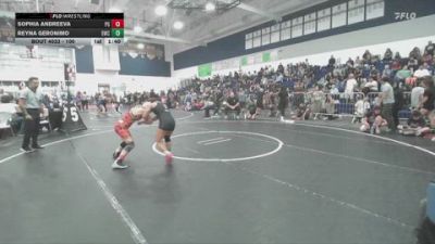 100 lbs Round 2 - Reyna Geronimo, 951 Wrestling Club vs Sophia Andreeva, Peterson Grapplers
