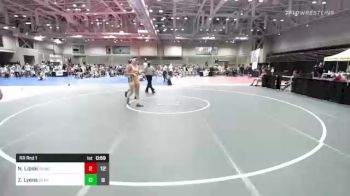 132 lbs Rr Rnd 1 - Nathan Lipski, Dungeon Training Center vs ZJ Lyons, Seahawks Gray