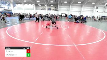 100 lbs Round Of 32 - Zachary Lim, Red Roots WC vs Allison Patten, Iron Faith WC
