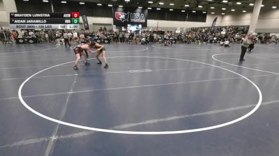 126 lbs Champ. Rd Of 16 - Brayden Luinstra, Augusta High School Wrestling vs Aidan Jaramillo, Nolf Wrestling Academy