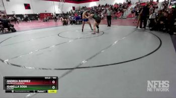 190 lbs Semifinal - Andrea Ramirez, Valencia Placentia vs Isabella Sosa, Schurr