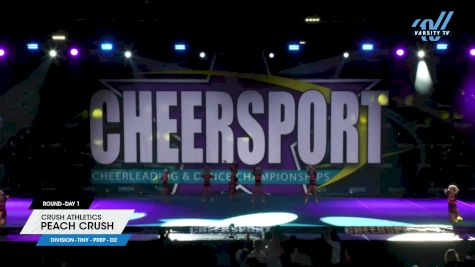 Crush Athletics - Peach Crush [2024 L1.1 Tiny - PREP - D2 Day 1] 2024 CHEERSPORT National All Star Cheerleading Championship