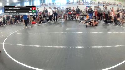 84 lbs Quarterfinal - Daniel Campos, Gladiator Wrestling vs Cain Curtiss, Roundtree Wrestling Academy