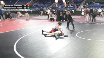 106 lbs Quarterfinal - Maximillian Shvartsman, Burlington vs Dominic Romero Flores, Fairfield Warde