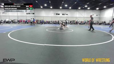 90 lbs 3rd Place - Declan Rickel-Ceuz, Washington 14U vs Kinsler Brown, Shelton Wrestling Academy 14U