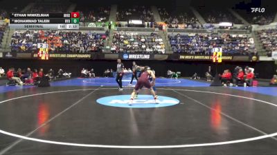 197 lbs Semifinal - Mohammad Talebi, NYU vs Ethan Winkelman, Augsburg