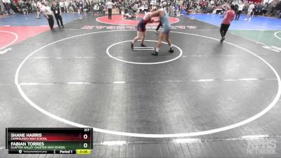 217 lbs Cons. Round 3 - Fabian Torres, Clayton Valley Charter High School vs Shane Harris, Campolindo High School