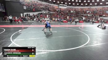 135 lbs Cons. Round 4 - Maverick Arneson, LAW vs Mason Taube, Hartford Wrestling Club