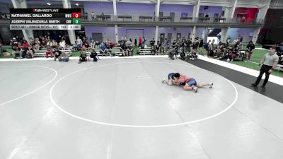 Junior Boys - 157 lbs Champ. Round 3 - Nathaniel Gallardo, Mustang Wrestling Club vs Jozeph Valenzuela Smith, Cyclones Wrestling & Fitness