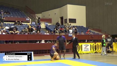 Lucas Macedo Sampaio vs Alfonso Bruno Kaihau 2024 Pan IBJJF Jiu-Jitsu No-Gi Championship