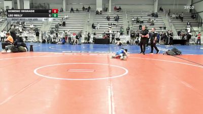 106 lbs Consi Of 128 #2 - Domenic DeGraide, CT vs Leo Reilly, NJ