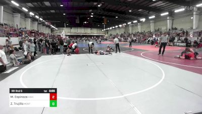 81 lbs Rr Rnd 5 - Marcus Espinoza, High Elevation WC vs Zammuel Trujillo, Monte Vista Takedown Club