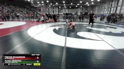 110 lbs Quarterfinal - Trevor Richardson, UP Outlaw WC vs Flynn Arnestad, American Dream WC