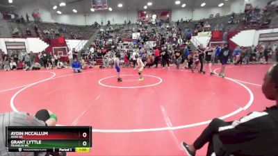 77-83 lbs Round 1 - Aydin McCallum, Avon WC vs Grant Lyttle, Franklin WC