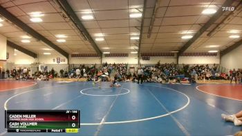 144 lbs Cons. Round 2 - Caden Miller, Thunder Basin High School vs Cash Vollmer, Tongue River