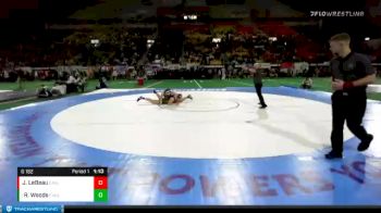 G 182 lbs 1st Place Match - Reece Woods, Eagle (Girls) vs Jordynn LeBeau, Eagle (Girls)