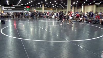 106 lbs Round 2 (6 Team) - Jude Goss, AR- 15 vs Maddox Baker, Team Arkansas