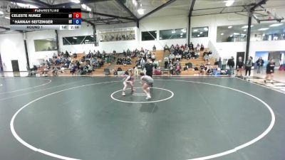 138 lbs Round 1 - Hannah Seitzinger, Indiana Tech vs Celeste Nunez, Indiana Tech