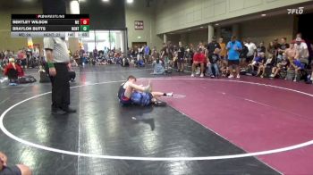 95 lbs Round 2 (6 Team) - Bentley Wilson, Moyer Elite vs Braylon Butts, NC National Team Gold