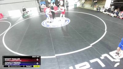 175 lbs Cons. Round 2 - Wyatt Thaller, Vacaville Wrestling Club vs Ozwald Medina, Spring Hills Wrestling