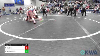 145 lbs Rr Rnd 1 - Tinsley Nett, Norman Grappling Club vs Peyton Snyder, Red Ryder Wrestling Club