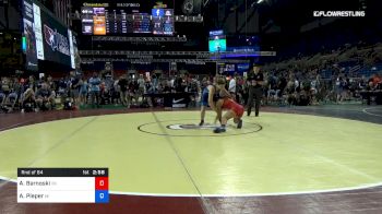 138 lbs Rnd Of 64 - Aliana Barnoski, Oklahoma vs Alicia Pieper, Michigan