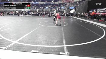 116.4-123.4 lbs Round Of 16 - Abigail Monaco, Na vs Autumn Wilson, East Kansas Ragles