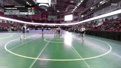 120 lbs Cons. Round 4 - Wyatt Pearson, Timberline vs Kasen Potts, Caldwell