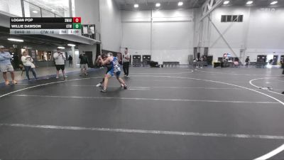 165 lbs Finals (8 Team) - Logan Pop, Savage WA Boogiemen vs Willie Dawson, CTWHALE
