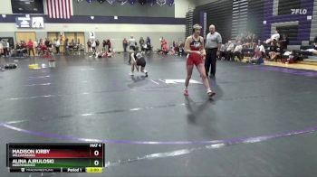 115 lbs Quarterfinal - Madison Kirby, Williamsburg vs Alina Ajruloski, Independence