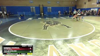 120lbs Champ. Round 2 - Kimberly Madrigal, Granger (Girls) vs Taylor Knilans, Union (Girls)