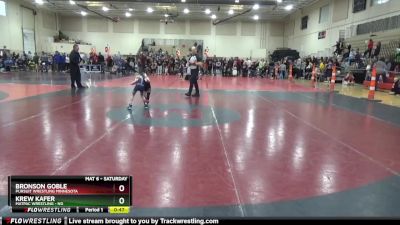 40 lbs Round 5 - Krew Kafer, MATPAC Wrestling - ND vs Bronson Goble, Pursuit Wrestling Minnesota