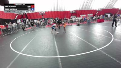 120 lbs Cons. Rd Of 32 - Sam Howard, Hurricane WC vs Gabe Marella, Relentless Training Center