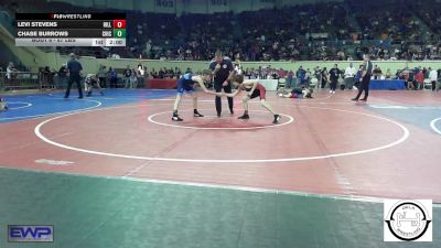 87 lbs Round Of 64 - Levi Stevens, Hilldale vs Chase Burrows, Chickasha Wrestling