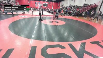113 lbs Cons. Round 3 - Quentin Williams, Wilmette (LOYOLA) vs Maddon Gunn, WAUCONDA