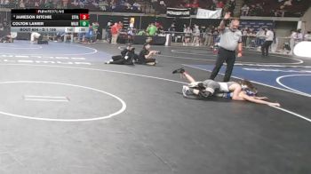 D 1 106 lbs Cons. Round 4 - Jameson Ritchie, St. Paul`s vs Colton Lanier, Walker