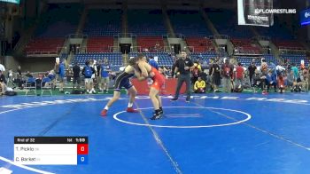 170 lbs Rnd Of 32 - Tate Picklo, Oklahoma vs Connor Barket, Indiana