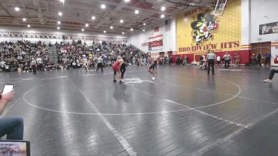 132 lbs Cons. Round 3 - Bryce Johnson, Garaway vs Mark Taddeo, Summit