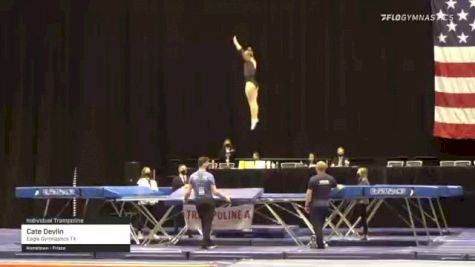 Cate Devlin - Individual Trampoline, Eagle Gymnastics TX - 2021 USA Gymnastics Championships