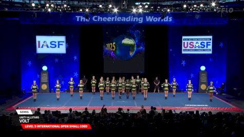 Unity Allstars - Volt [2025 L5 International Open Small Coed Semis] 2025 The Cheerleading Worlds