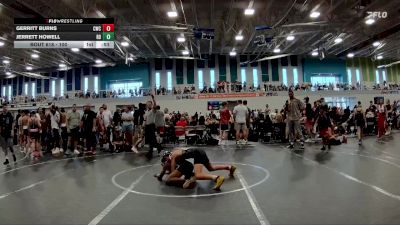 100 lbs Cons. Round 1 - Gerritt Burns, Citrus Wrestling Club vs Jerrett Howell, Red Devils