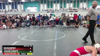 88 lbs Cons. Semi - Crisman Passetti, Tallahassee War Noles vs Ice McCormick, Quest For Gold