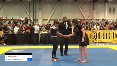 CAITLIN HUGGINS vs GABRIELLE MCCOMB LIMA 2023 World IBJJF Jiu-Jitsu No-Gi Championship
