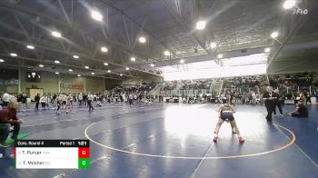 87 lbs Cons. Round 4 - Thatcher Purser, Sanderson Wrestling Academy vs Tad Mosher, Ridgeline