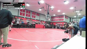 126 lbs Consi Of 16 #1 - Zane Dewberry, Tulsa Union vs Kasen Sherwood, McAlester
