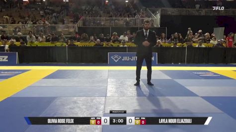 Layla Nour Eljazouli vs Olivia Rose Felix 2025 Pan Kids Jiu-Jitsu IBJJF Championship