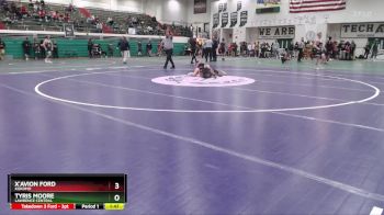 132 lbs Round 1 - Tyris Moore, Lawrence Central vs X`Avion Ford, Kokomo