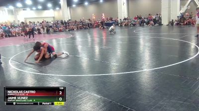 126 lbs Round 1 (10 Team) - Jaime Nunez, Naples Wrestling Club vs Nicholas Castro, Hawkstyle Elite